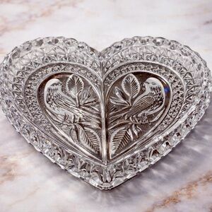 VTG ~ Hofbauer Byrdes Collection ~ 24% Lead Crystal ~ Candy Dish